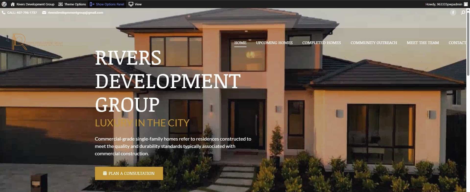 Rivers Development Group Website Modernization